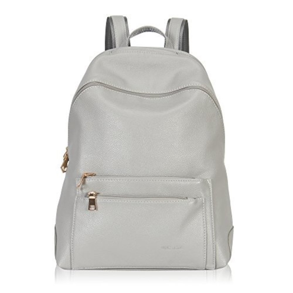 NWT Hynes Victory Faux Leather Backpack in Grey